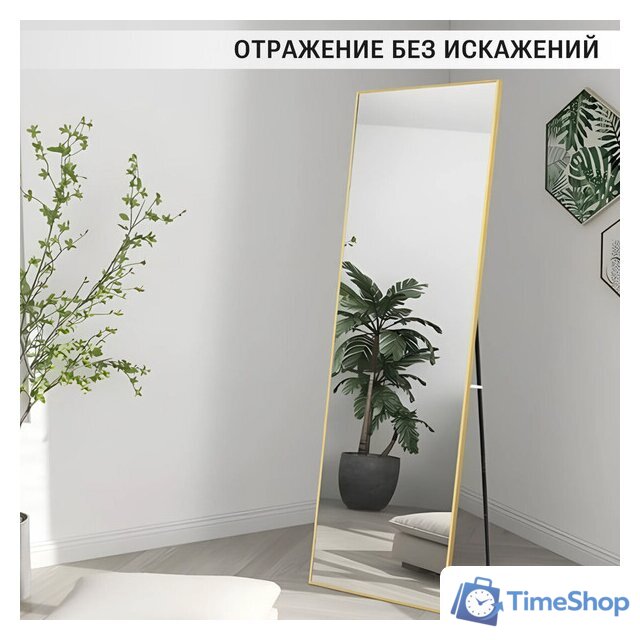 Зеркало EMZE Floor 40x150 DK23502.AUR (золото) - Изображение №6 — Интернет-магазин Time-Shop