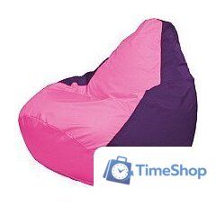 Кресло-мешок Flagman Груша Супер Мега 4XL Г5.1-191 (розовый/фиолетовый) - Изображение №1 — Интернет-магазин Time-Shop