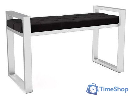 Банкетка Hype Mebel Бридж (белый/черный) - Изображение №1 — Интернет-магазин Time-Shop