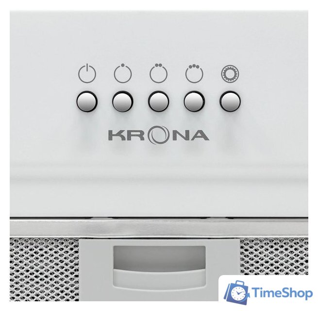 Кухонная вытяжка Krona Kate 600 White PB V2 КА-00011820 - Изображение №9 — Интернет-магазин Time-Shop