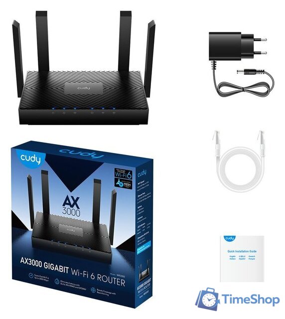 Wi-Fi роутер Cudy WR3000 2.0 - Изображение №6 — Интернет-магазин Time-Shop
