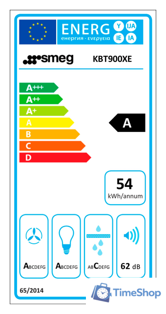 Кухонная вытяжка Smeg KBT900XE - Изображение №8 — Интернет-магазин Time-Shop