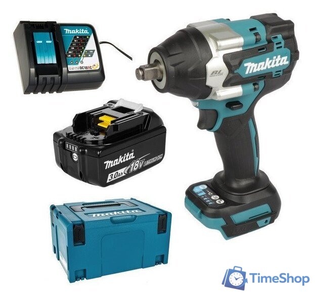 Гайковерт Makita DTW700RF1J (с 1-им АКБ, кейс) - Изображение №1 — Интернет-магазин Time-Shop