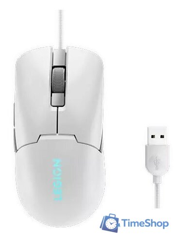 Игровая мышь Lenovo Legion M300s RGB (белый) - Изображение №2 — Интернет-магазин Time-Shop