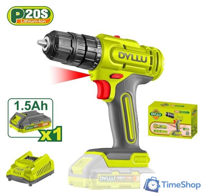 Дрель-шуруповерт Dyllu DTCDP511 (с 1-им АКБ) - Изображение №1 — Интернет-магазин Time-Shop