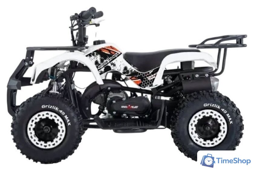 Квадроцикл AVM Grizlik 49 Max (белый) - Изображение №1 — Интернет-магазин Time-Shop