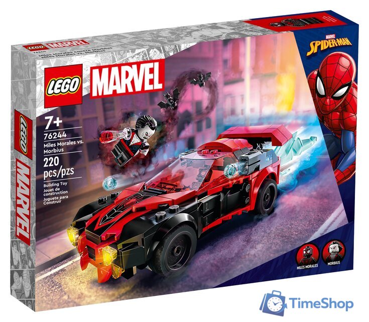 Конструктор LEGO Marvel Super Heroes 76244 Майлс Моралес против Морбиуса - Изображение №1 — Интернет-магазин Time-Shop