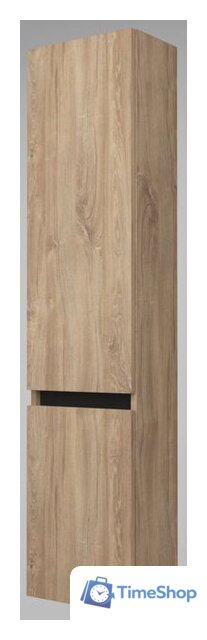  Дабер Шкаф-пенал 019 СТ19.0.0.6Ч (дуб канзас коричневый/черный) - Изображение №1 — Интернет-магазин Time-Shop