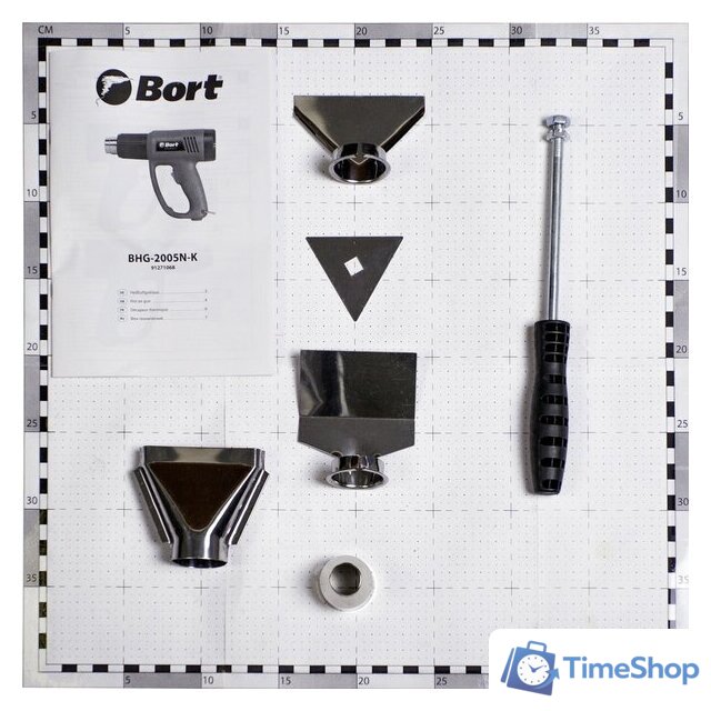 Промышленный фен Bort BHG-2005N-K - Изображение №6 — Интернет-магазин Time-Shop
