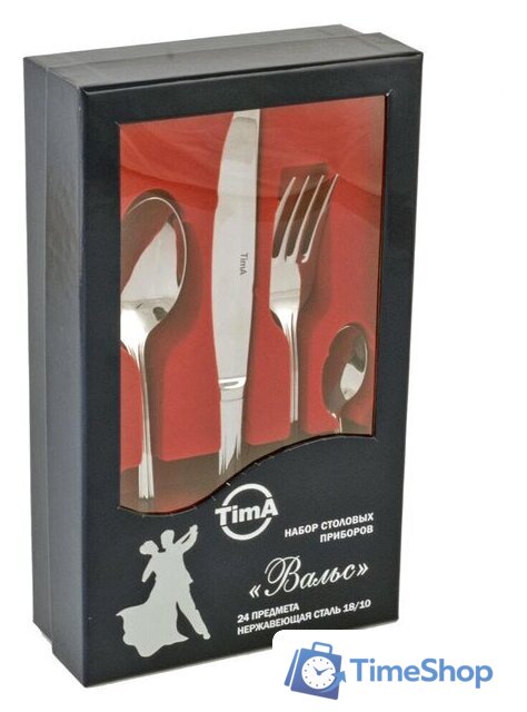Набор столовых приборов TimA Вальс 07472/SS - Изображение №2 — Интернет-магазин Time-Shop
