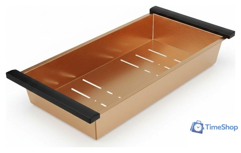 Кухонная мойка Roxen Snake 560220-60-BRS бронзовая/текстурная (с коландером и дозатором) - Изображение №8 — Интернет-магазин Time-Shop