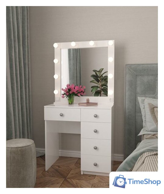 Туалетный столик с зеркалом Мир Мебели SV-24 - Изображение №1 — Интернет-магазин Time-Shop