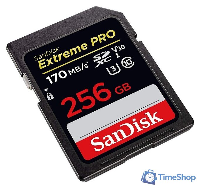 Карта памяти SanDisk Extreme PRO SDXC SDSDXXY-256G-GN4IN 256GB - Изображение №2 — Интернет-магазин Time-Shop