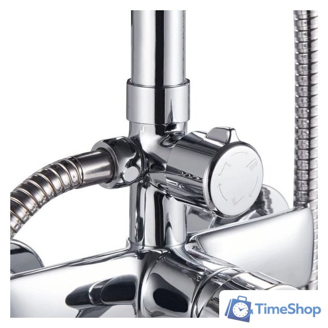 Душевая система  Milardo Stripe STRSB1FM06 - Изображение №2 — Интернет-магазин Time-Shop