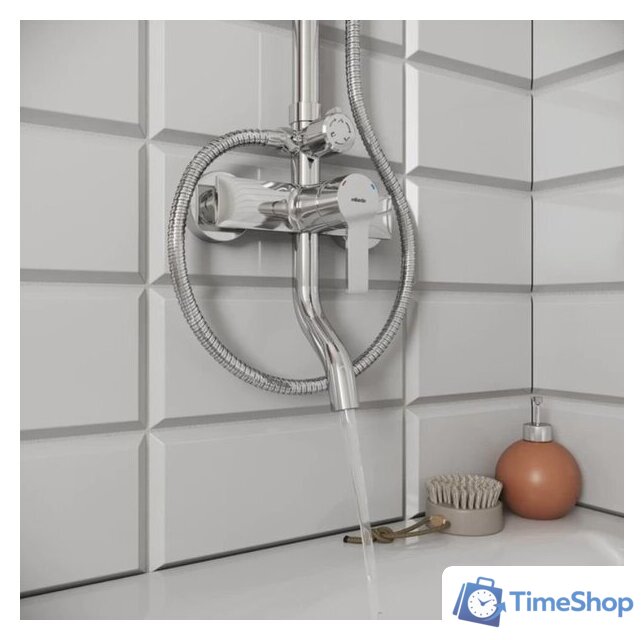 Душевая система  Milardo Stripe STRSB1FM06 - Изображение №5 — Интернет-магазин Time-Shop