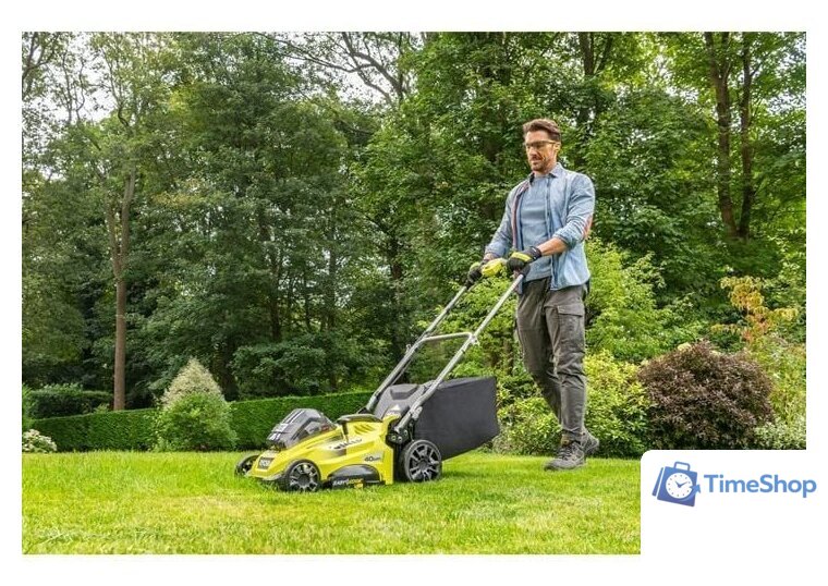 Газонокосилка Ryobi RLM36X41H50G (с 1-им АКБ 5 Ач) - Изображение №2 — Интернет-магазин Time-Shop