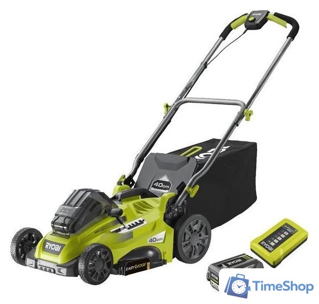 Газонокосилка Ryobi RLM36X41H50G (с 1-им АКБ 5 Ач) - Изображение №1 — Интернет-магазин Time-Shop