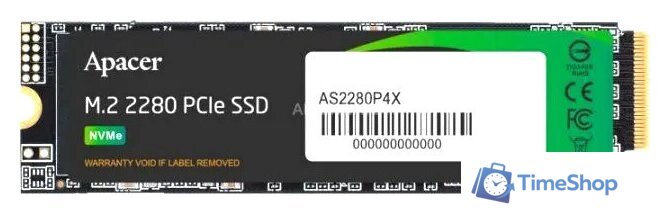 SSD Apacer AS2280P4X 256GB AP256GAS2280P4X-1 - Изображение №1 — Интернет-магазин Time-Shop