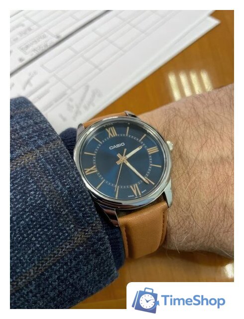 Наручные часы Casio MTP-V005L-2B5 - Изображение №5 — Интернет-магазин Time-Shop