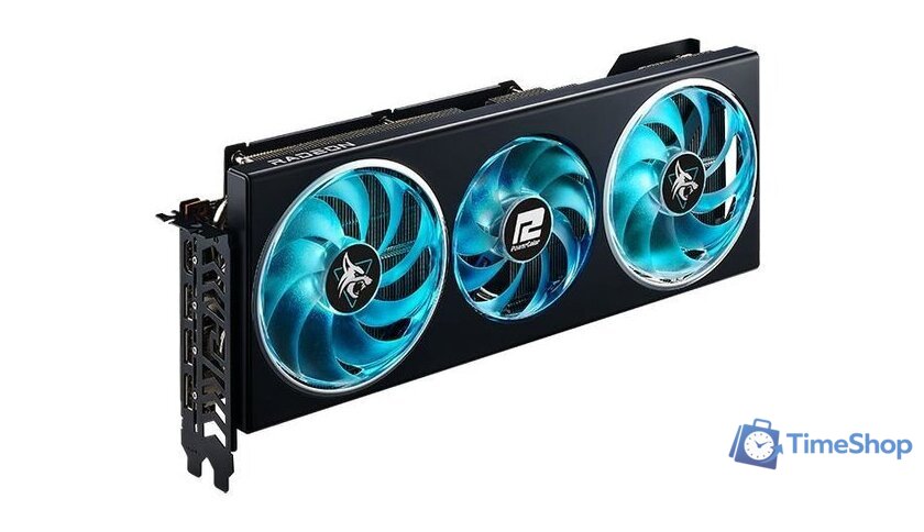 Видеокарта PowerColor Hellhound Radeon RX 7700 XT 12GB GDDR6 RX 7700 XT 12G-L/OC - Изображение №3 — Интернет-магазин Time-Shop