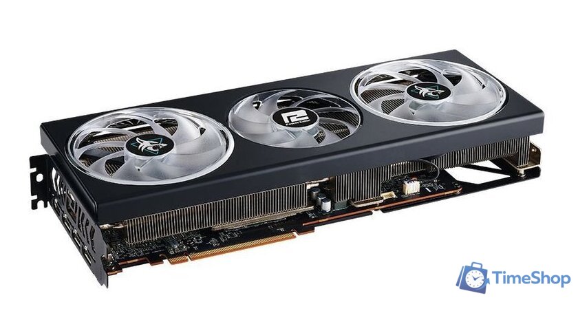 Видеокарта PowerColor Hellhound Radeon RX 7700 XT 12GB GDDR6 RX 7700 XT 12G-L/OC - Изображение №2 — Интернет-магазин Time-Shop