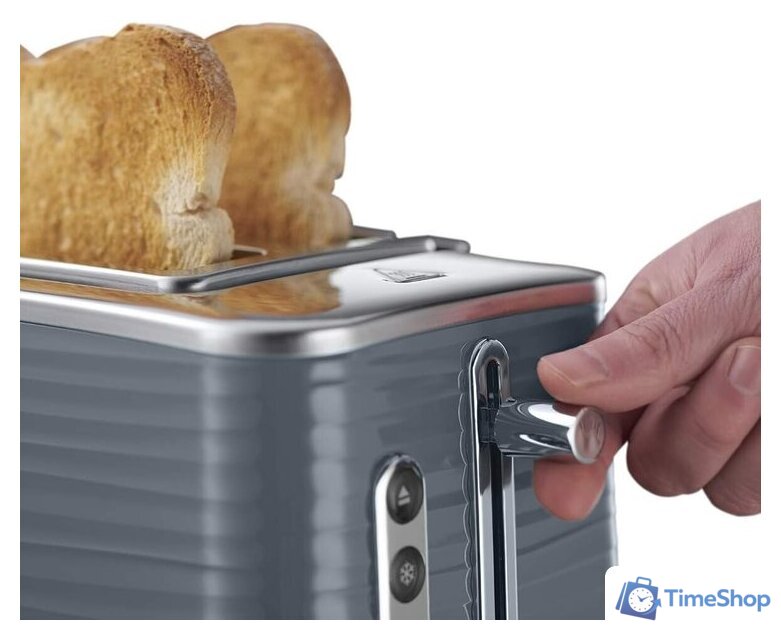 Тостер Russell Hobbs Inspire Grey 2 Slice 24373-56 - Изображение №2 — Интернет-магазин Time-Shop