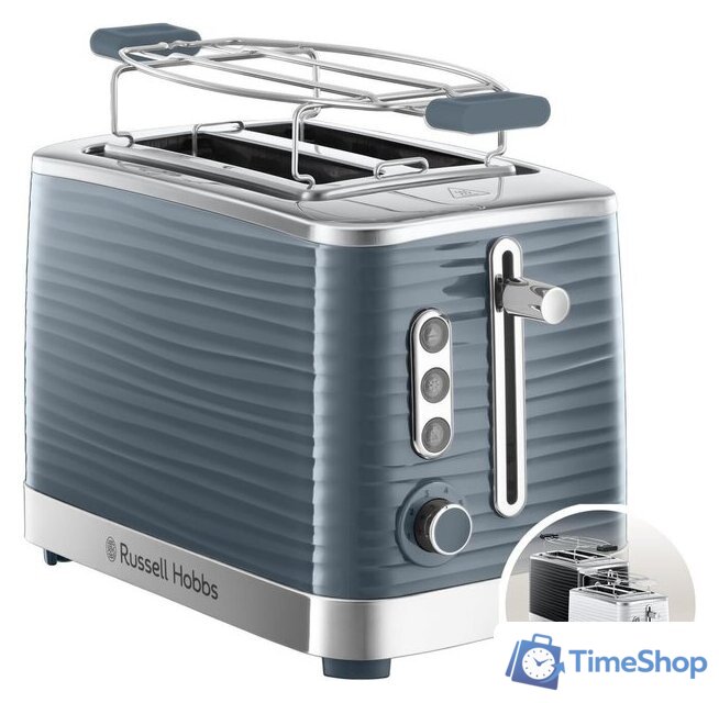 Тостер Russell Hobbs Inspire Grey 2 Slice 24373-56 - Изображение №1 — Интернет-магазин Time-Shop