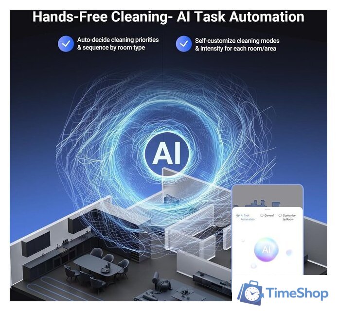 Робот-пылесос Ezviz RS20 Max (белый) - Изображение №7 — Интернет-магазин Time-Shop