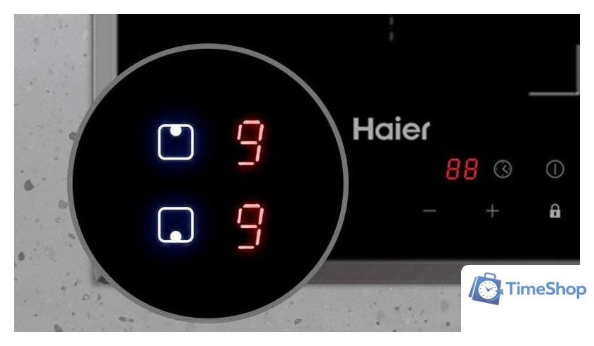 Варочная панель Haier HHY-C32DVB - Изображение №4 — Интернет-магазин Time-Shop