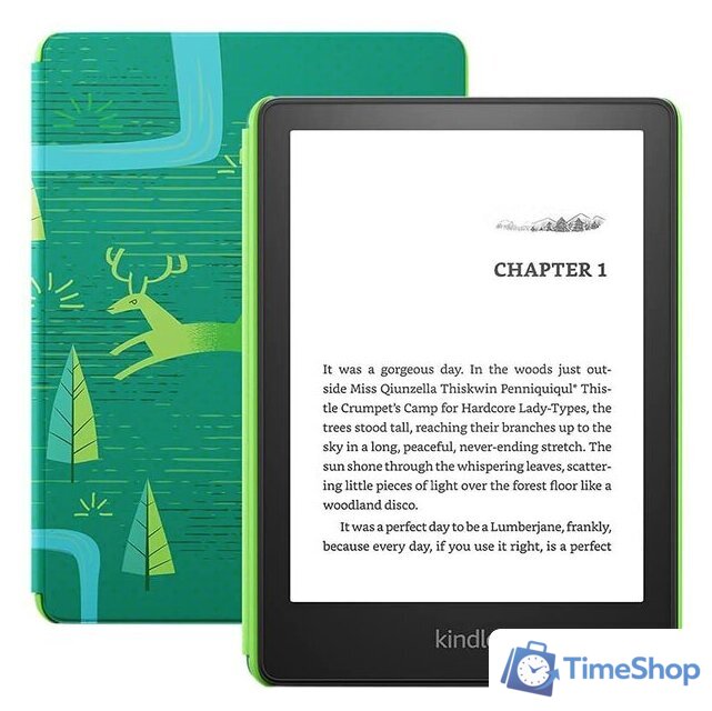 Электронная книга Amazon Kindle Paperwhite Kids 16GB (зеленый) - Изображение №1 — Интернет-магазин Time-Shop