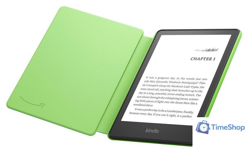 Электронная книга Amazon Kindle Paperwhite Kids 16GB (зеленый) - Изображение №4 — Интернет-магазин Time-Shop