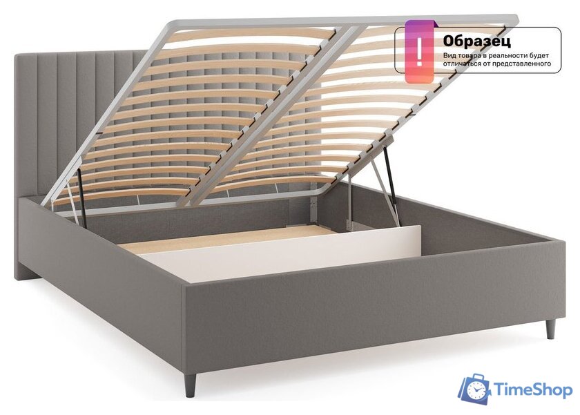 Кровать Сонум Ingrid 180x200 (велутто латте) - Изображение №6 — Интернет-магазин Time-Shop