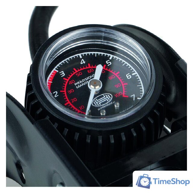 Насос ножной велосипедный Heyner PedalPower PRO (черный) - Изображение №4 — Интернет-магазин Time-Shop