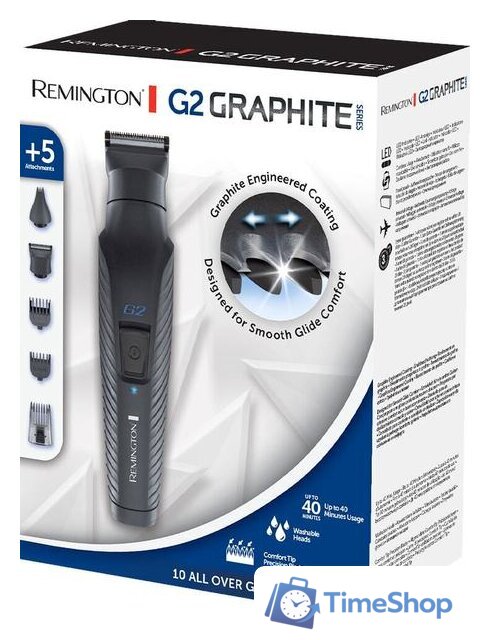 Универсальный триммер Remington Graphite G2 PG2000 - Изображение №5 — Интернет-магазин Time-Shop