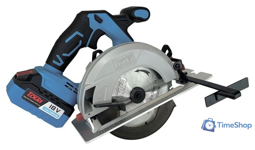 Дисковая (циркулярная) пила Toua DBLC180-A (с 1-м АКБ) - Изображение №5 — Интернет-магазин Time-Shop