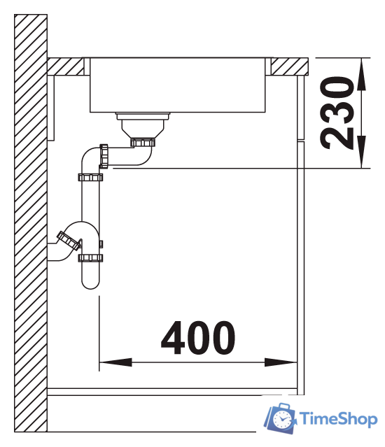 Кухонная мойка Blanco Solis 180-IF 526114 (полированная) - Изображение №5 — Интернет-магазин Time-Shop