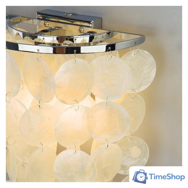 Бра Евросвет 60084/2 (хром/перламутр) - Изображение №3 — Интернет-магазин Time-Shop