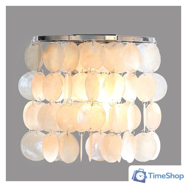 Бра Евросвет 60084/2 (хром/перламутр) - Изображение №5 — Интернет-магазин Time-Shop