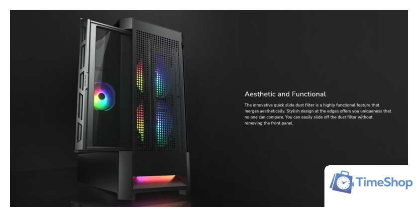 Корпус Cougar Airface RGB CGR-5ZD1W-AIR-RGB - Изображение №3 — Интернет-магазин Time-Shop
