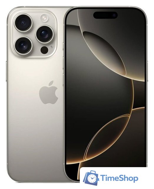 Телефон Apple iPhone 16 Pro Dual SIM 128GB (природный титан) - Изображение №1 — Интернет-магазин Time-Shop