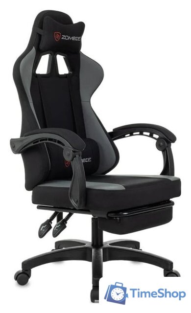 Игровое (геймерское) кресло Zombie Weaver (черный/серый) - Изображение №1 — Интернет-магазин Time-Shop