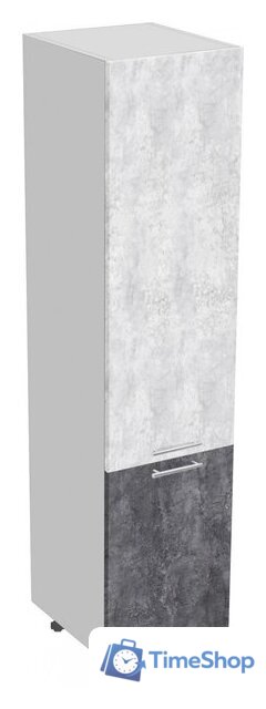 Шкаф-пенал Артём-Мебель 500мм СН-114.74/1 (ДСП бетон спаркс лайт/бетон спаркс) - Изображение №1 — Интернет-магазин Time-Shop