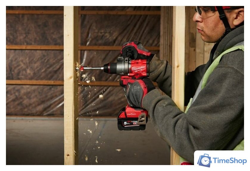 Дрель-шуруповерт Milwaukee M18 FUEL M18ONEDD3-502X 4933492802 (с 2-мя АКБ 5 Ач, кейс) - Изображение №8 — Интернет-магазин Time-Shop