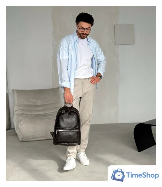 Сумка Igermann 683 15С683К5 (коричневый) - Изображение №4 — Интернет-магазин Time-Shop