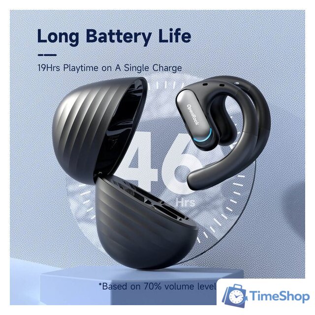 Наушники OneOdio OpenRock Pro (серебристый) - Изображение №4 — Интернет-магазин Time-Shop