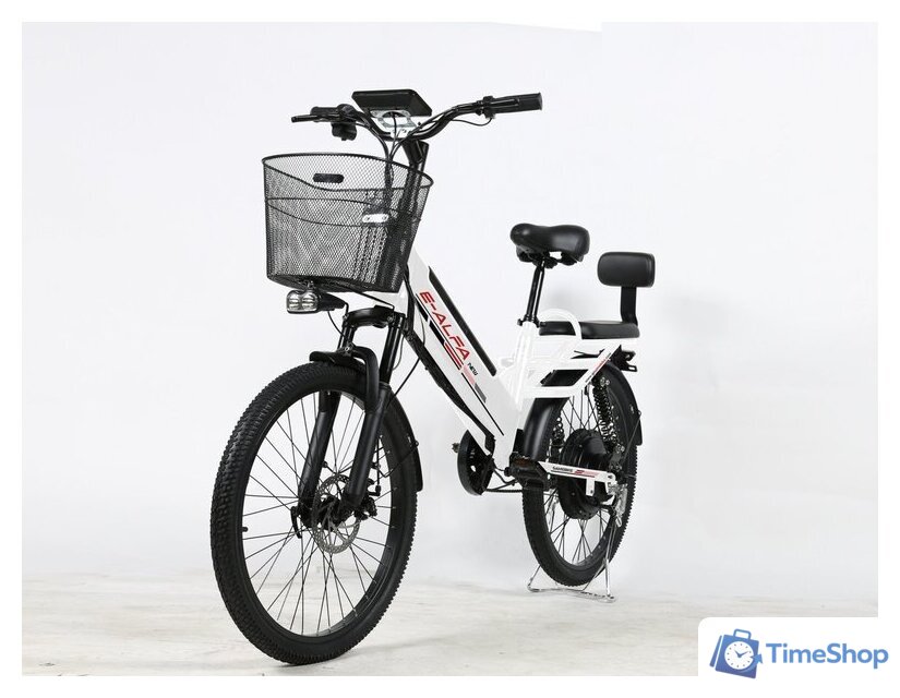 Электровелосипед SameBike Е-Alfa New SB-E-ALFA350-36/10 (белый) - Изображение №4 — Интернет-магазин Time-Shop