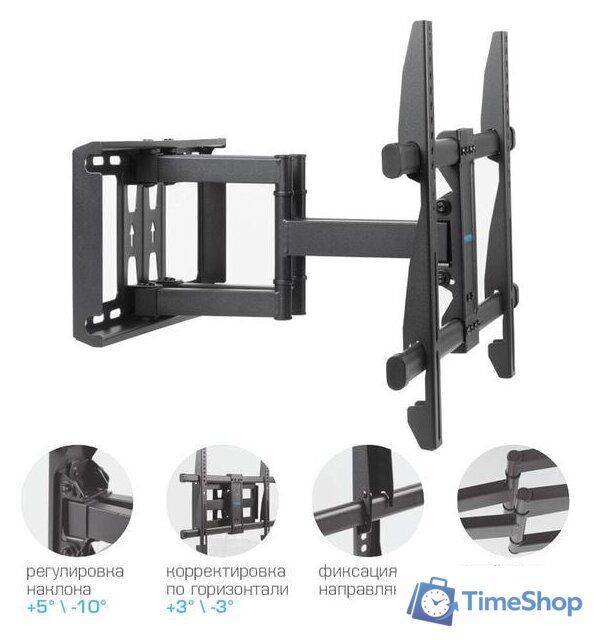 Кронштейн для телевизора Kromax GALACTIC-57 (черный) - Изображение №3 — Интернет-магазин Time-Shop