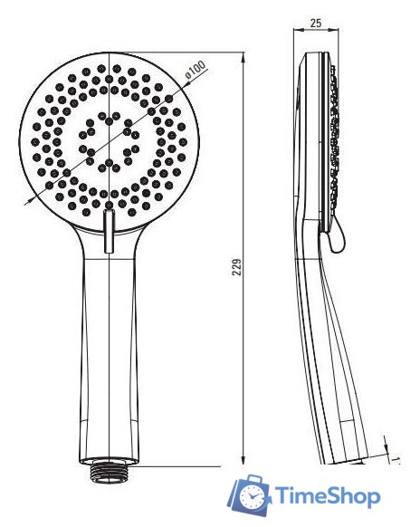 Душевая система  Deante Alpinia BXYZZGAM - Изображение №2 — Интернет-магазин Time-Shop