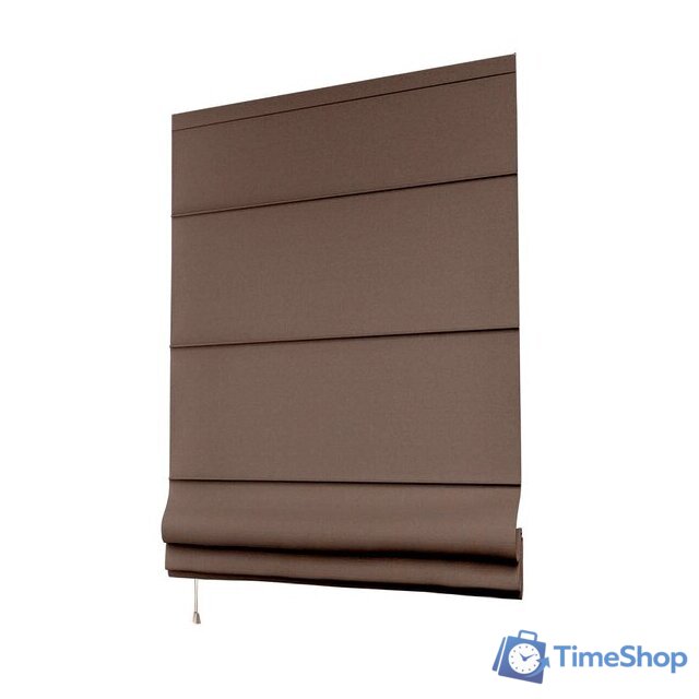 Римская штора Эскар Blackout 140x175 660635140175 (коричневый) - Изображение №2 — Интернет-магазин Time-Shop