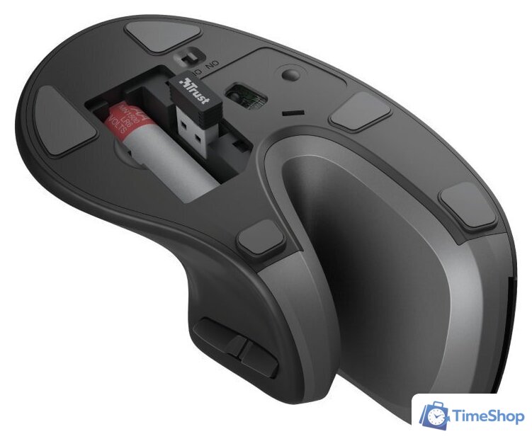 Вертикальная мышь Trust Verro Ergonomic Wireless Mouse - Изображение №8 — Интернет-магазин Time-Shop